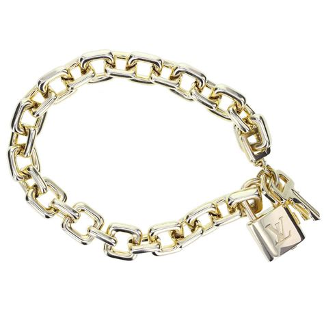 louis vuitton gold lock bracelet|louis vuitton key bracelet.